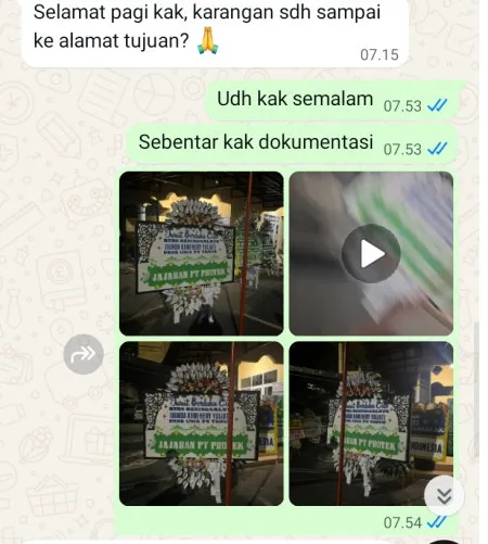 Pengiriman Papan Bunga Selamat Kali Anyar