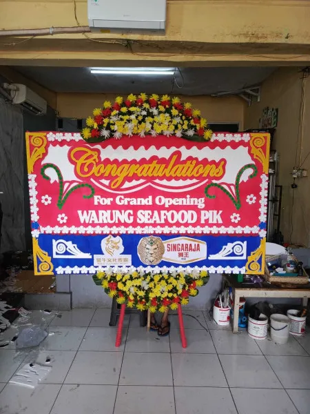Papan Bunga Ucapan Selamat Kali Anyar