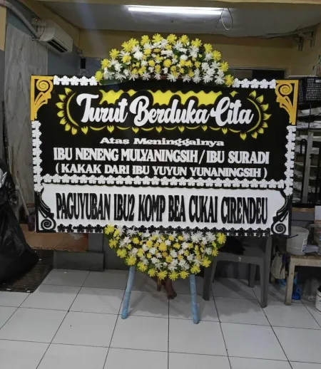 Papan Bunga Duka Kali Anyar